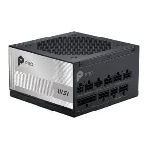 Fonte MSI Pro A850PL, 850W, Full Modular, ATX 3.1, PCIe 5.1, 80 Plus Platinum, Preto, 306-7ZPLY19-HD8