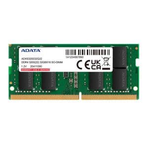 Memoria Para Notebook Adata, 16GB (1x16GB), DDR4, 3200MHz, C22, AD4S320016G22-SGN