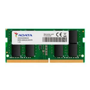Memoria Para Notebook Adata, (1X8GB), DDR4, 3200MHz, CL22, AD4S32008G22-SGN