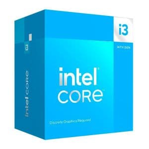 Processador Intel Core i3-14100F, 4-Core, 8-Threads, 3.5GHz (4.7GHz Turbo), Cache 12MB, LGA1700, BX8071514100F