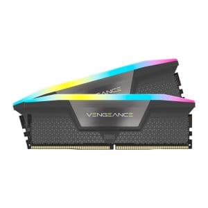 Memoria Corsair Vengeance, RGB, 32GB (2x16GB), DDR5, 6000MT/s, CL28, Cinza, CMH32GX5M2B6000Z28