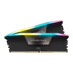 Memoria Corsair Vengeance, RGB, 96GB (2x48GB), DDR5, 7000MHz, C40, Preto, CMH96GX5M2B7000C40