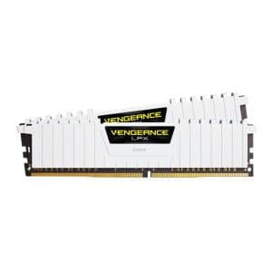 Memoria Corsair Vengeance LPX, 32GB (2x16GB), DDR4, 3200MHz, CL16, Branco, CMK32GX4M2E3200C16W