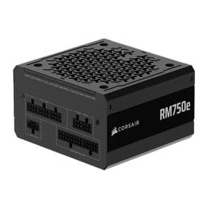 Fonte Corsair RM750e, 750W, Full-Modular, ATX 3.1, PCIe 5.1, Cybenetics Gold, Preto, CP-9020295-BR