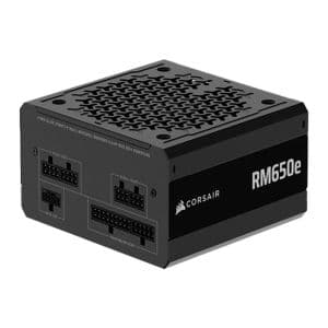 Fonte Corsair RM650e, 650W, Full-Modular, ATX 3.1, PCIe 5.1, Cybenetics Gold, Preto, CP-9020302-BR