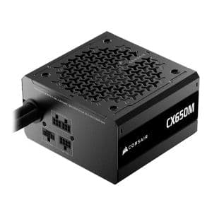 Fonte Corsair CX650M, 650W, ATX 3.1 PCIe 5.1, Cybenetics Bronze, Preto, CP-9020310-BR