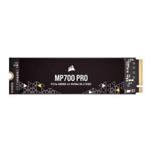 SSD Corsair MP700 Pro, 2TB, M.2 2280, PCIe NVMe, Leitura 12400MB/s, Gravacao 11800MB/s, CSSD-F2000GBMP700PNH