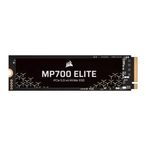 SSD Corsair MP700 Elite, 4TB, M.2 2280, PCIe NVMe, Leitura 9400MB/s, Gravacao 8100MB/s, CSSD-F4000GBMP700ENH