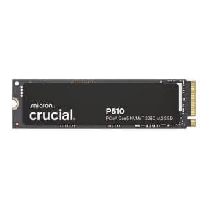 SSD Crucial P510, 2TB, M.2 2280, PCIe NVMe, Leitura 11000MB/s, Gravacao 9500MB/s, CT2000P510SSD8