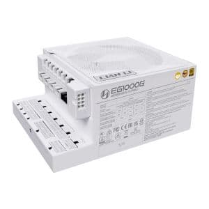 Fonte Lian Li EG1000G, 1000W, Full Modular, 80 Plus Gold, Branco, EG1000G-WH