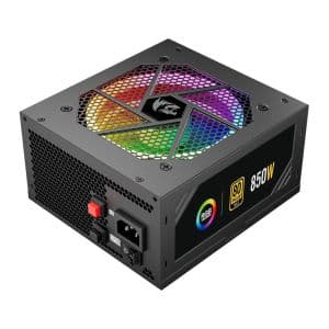 Fonte Redragon Power Supply RGB, 850W, Full-Modular, 80 Plus Gold, Preto, GC-PS007-1