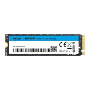 SSD Lexar NM610 Pro, 500GB, M.2 2280, PCIe NVMe, Leitura 3000MB/s, Gravacao 1700MB/s, LNM610P500G-RNNNG