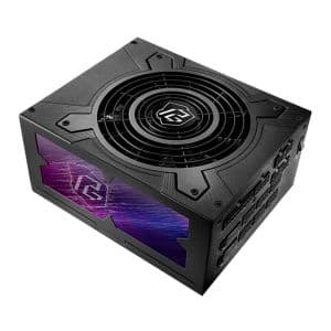 Fonte ASRock Phantom Gaming, 1300W, 80 Plus Gold, Cybenetics Platinum, Full Modular, ATX 3.1, PCIe 5.1, Preto, PG-1300G