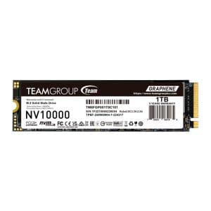 SSD Team Group NV10000, 1TB, M.2 2280, PCIe NVMe, Leitura 10000 MB/s, Gravacao 8200 MB/s, TM8FGP001T0C101