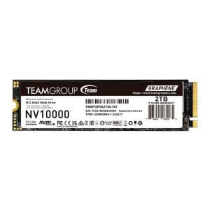 SSD Team Group NV10000, 2TB, M.2 2280, PCIe NVMe, Leitura 10000 MB/s, Gravacao 8500 MB/s, TM8FGP002T0C101