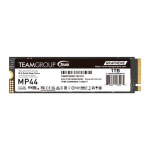 SSD Team Group MP44, 1TB, M.2 2280, PCIe NVMe, Leitura 7000 MB/s, Gravacao 6000 MB/s, TM8FPW001T0C101