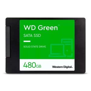SSD WD Green, 480GB, 2.5, SATA III 6GB/s, Leitura de 545 MB/s, Gravacao de 430 MB/s, WDS480G3G0A