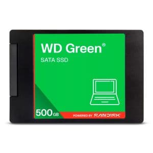 SSD WD Green, 500GB, 2.5, Sata III 6GB/s, Leitura 545MB/s, Gravacao 505MB/s, WDS500G5G0A