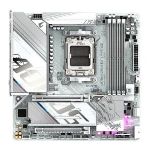 Placa Mae Gigabyte X870M Aorus Elite Wifi7 ICE, DDR5, Socket AMD AM5, M-ATX, Chipset AMD X870, X870M-A-ELITE-WF7-ICE