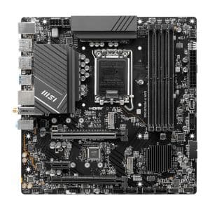 Placa Mae MSI PRO B760M-A WIFI, DDR5, Socket LGA 1700, M-ATX, Chipset B760, PRO-B760M-A-WIFI