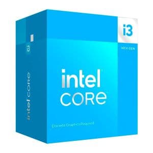 Processador Intel Core i3-14100F, 4-Core, 8-Threads, 3.5GHz (4.7GHz Turbo), Cache 12MB, LGA1700, BX8071514100F-BR