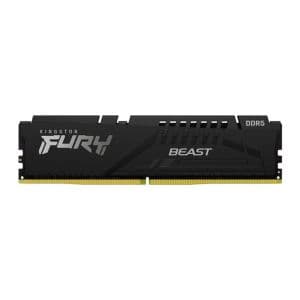 Memoria Kingston Fury Beast, 16GB (1x16GB), DDR5, 5600MHz, C40, Preta, KF556C40BB-16