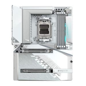 Placa Mae Gigabyte X870 Aorus Stealth Ice, DDR5, Socket AMD AM5, ATX, Chipset AMD X870, X870-A-STEALTH-ICE