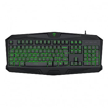 Teclado Gamer T-Dagger Minesweeping, LED, ABNT2, Preto - T-TGK103 (PT)