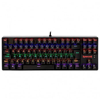 Teclado Mecânico Gamer Redragon Daksa K576, LED Rainbow, Switch Outemu MK2 Blue, ABNT2 - K576 R-1