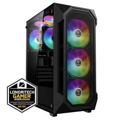 Computador Londritech Amd Ryzen 5 5500, A520, Memória 16GB, SSD 1TB Nvme, Vídeo RTX 3050, Fonte 600W