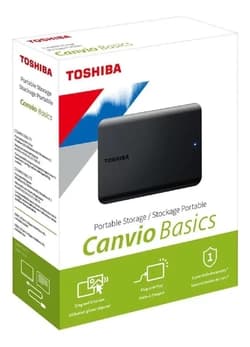 HD EXTERNO 1TB TOSHIBA CANVIO PRETO - HDTB510XK3AA