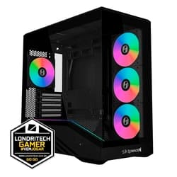 Computador Londritech AMD Ryzen 9 5900XT, Memória 16GB, SSD 256GB, RTX 5050, Fonte 750W 80 Plus, Water Cooler