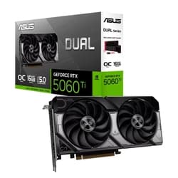 Placa de Vídeo 16GB RTX5060TI ASUS DUAL GeForce, GDDR7 - 90YV0MH0-M0NA00