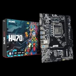 Placa mãe LGA 1200 H470 Pcyes DDR4
