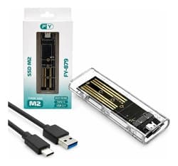 CASE P/ SSD M.2 / NVME USB 3.1 TIPO-C FY - 879