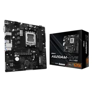 Placa Mãe ASRock A620AM-HVS AM5 - 90-MXBSR0-A0UAYZ