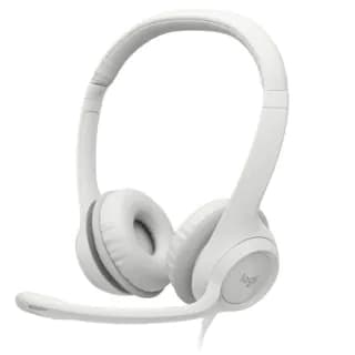 Headset Logitech H390 USB Branco - 981-001285