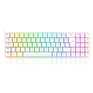 Teclado Mecânico Redragon Gamer Ashe RGB Branco…