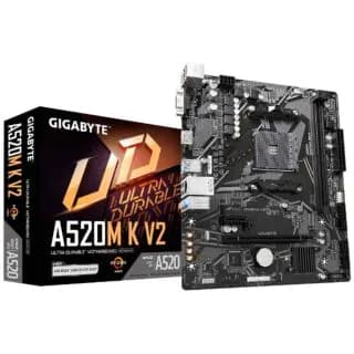 Placa Mãe Gigabyte A520M K V2 DDR4 - AM4