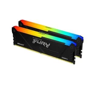Memória Kingston Fury Beast RGB 32GB DDR4 3200MHz…