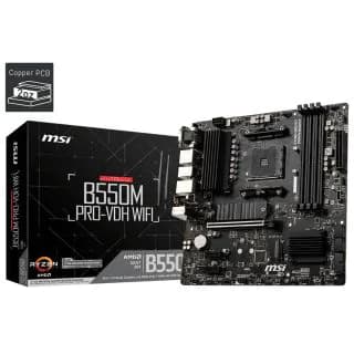 Placa Mãe MSI B550M PRO-VDH WIFI - AM4