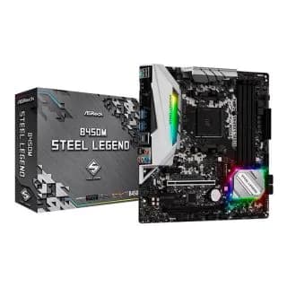 Placa Mãe ASRock B450M Steel Legend AM4 -…