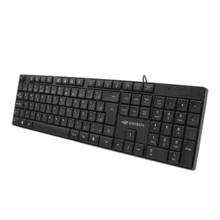 Teclado C3Tech USB Multimídia Preto - KB-M11BK
