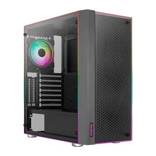 Gabinete AeroCool Skribble V1 Preto Lateral Vidro…