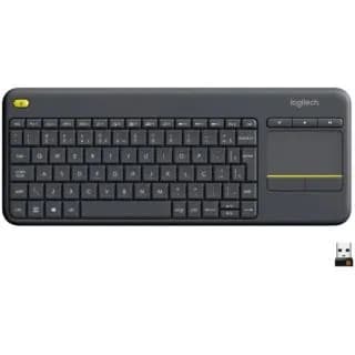 Teclado Logitech K400 Plus TV Touch Wireless -…