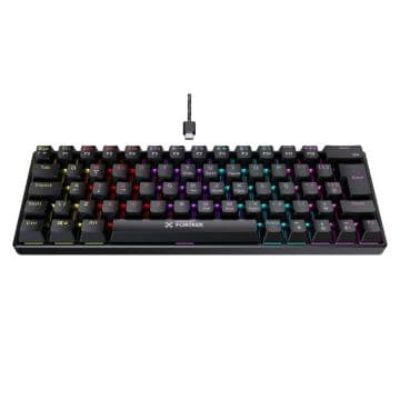 Teclado Fortrek Gamer Mecânico Gravity 65 Compact Wireless Preto - 84977