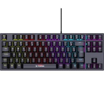 Teclado Gamer Mecânico Fortrek Gravity 80 TKL Switch Outemu Red - Preto