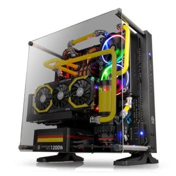 Gabinete Gamer Thermaltake Core P3 TG Mid Tower Vidro Temperado Preto S/ Fonte - CA-1G4-00M1WN-06