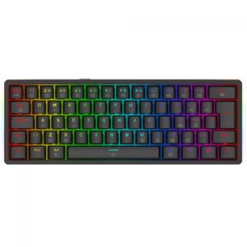Teclado Mecânico Redragon Gamer Akali RGB Preto Switch Brown - K642-RGB (PT-BROWN)