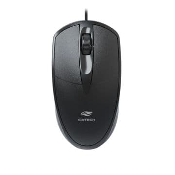 Mouse C3Tech USB 100DPI Preto - MS-31